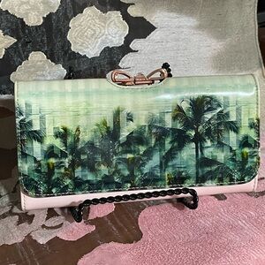 Rare Ted Baker Matinee wallet Palm Tree Paradise